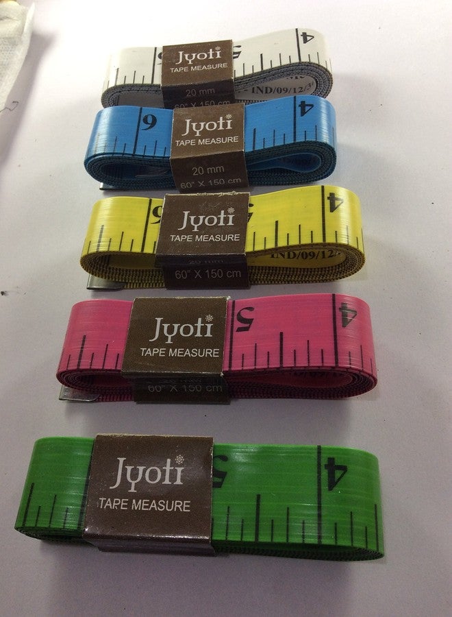JYOTI- Paper Sewing Tailor Measuring Ruler Tape Pack of 5